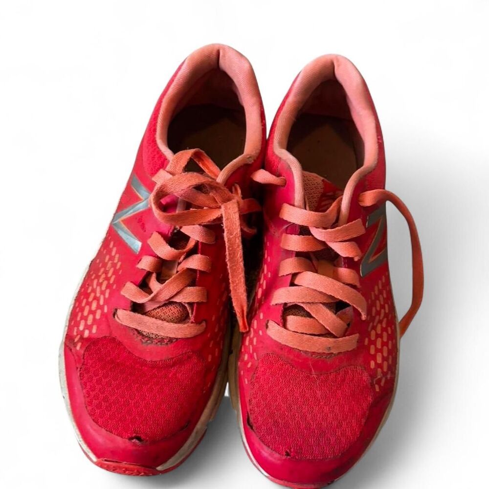 New Balance Coral Pink Sneakers HOLES IN TOES